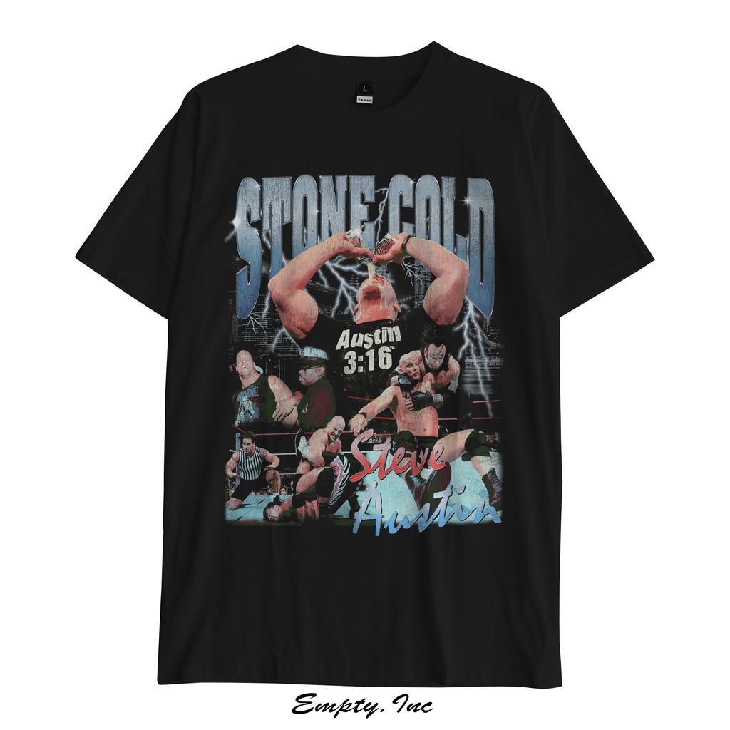 เสื้อยืด Vintage Stone Cold Steve Austin Smkdown