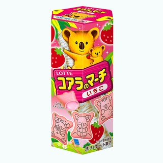 KOALAS MARCH STRAWBERRY  โคอะลามาร์ช สีชมพูทั้งตัวสอดใส้สตอร์เบอรี่ นำเข้าจากญี่ปุ่น