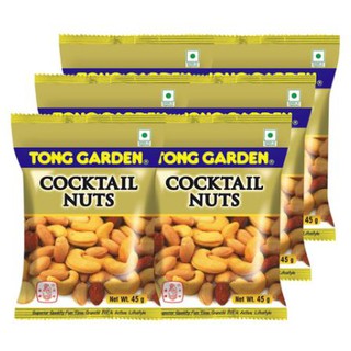 ทองการ์เด้น คอกเทลนัท ขนาด 40/45กรัม ยกแพ็ค 6ซอง TONGGARDEN COCKTAIL NUTS