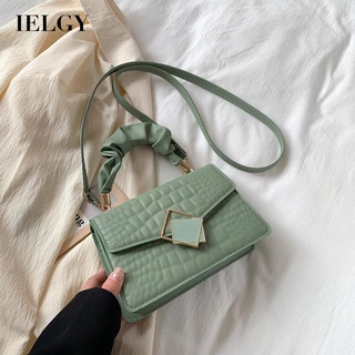 IELGY Casual and simple crocodile pattern hand-held one-shoulder fashion messenger womens bag