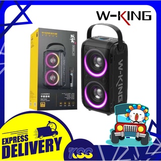 ลำโพงบลูทูธ ลำโพงช่วยสอน W-King T9 Bluetooth Speaker กำลังขับ 80W มาพร้อมไมค์ไร้สาย แบตฯ 10000mAh รับประกัน 1 ปี