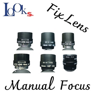 LOOks cctv lens Fix CS-Mount 1/3" เลนส์สำหรับกล้องวงจรปิด