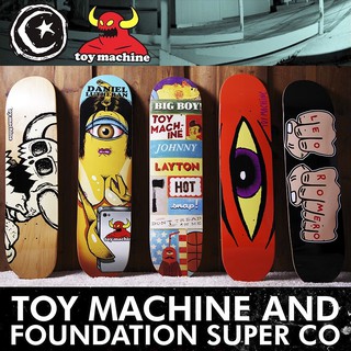 แผ่นสเก็ตบอร์ด Toy Machine Skateboard Deck สินค้าพร้อมส่งจากไทย