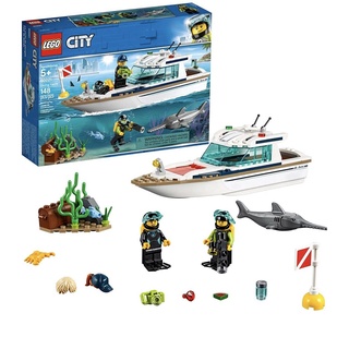 LEGO City Great Vehicles Diving Yacht 60221 Building Kit (148 Pieces)