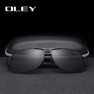 OLEY รุ่น Y7348 สี C01 แว่นตากันแดด แว่นตา แฟชั่น เลนส์ โพลาไรซ์ 100% ป้องกันแสงรังสี UV400 ทนต่อการขีดข่วน น้ำหนักเบา