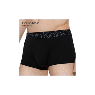 CALVIN KLEIN Underwear กางเกงในชาย ชุดชั้นในชายรุ่น NB1906 001 LOW RISE TRUNK BLACK สีดำ