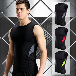 เสื้อออกกำลังกายแขนกุด กระชับกล้ามเนื้อ Training Sleeveless