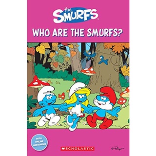 (ศูนย์หนังสือจุฬาฯ) WHO ARE THE SMURFS? (POPCORN READERS STARTER) (9781910173183)