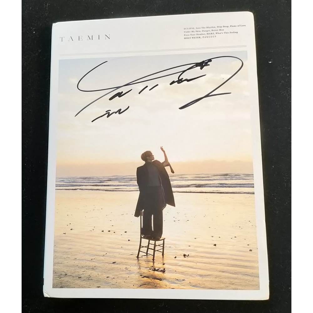 SHINee Lee TAEMIN TAEMIN อัลบั้มลายเซ็น อัลบั้มญี่ปุ่น ของญี่ปุ่น เหมือนเดิม