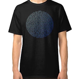 เสื้อยืด ลายจุด Carl Sagan สีฟ้าอ่อน
