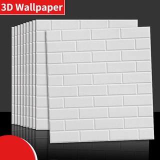 วอลเปเปอร์ติดผนัง 3D กันน้ำ สำหรับตกแต่งผนัง DIY