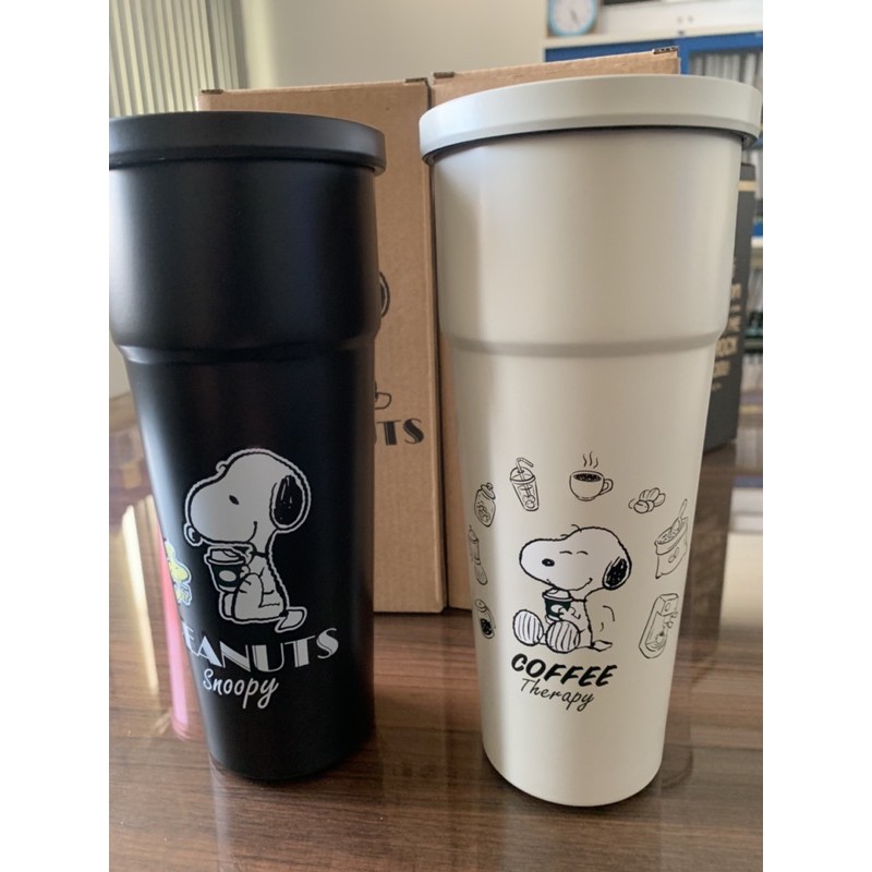 แก้วสนูปปี้ Cafe'Amazon Snoopy แก้วเก็บความเย็น22oz. Shopee Thailand