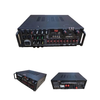 LXJ เครื่องขยายเสียง 2x120W RMS รองรับBluetooth USB MP3 SDCARD รุ่น AV  326BT