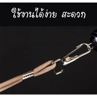 สายเซฟตี้ชิงหลิว สปิ๋ว ความยาว10/15/20เมตร (คละสี) (ไม่สามารถเลือกสีได้) พร้อมกิ๊ปล็อคสายเซฟตี้ สายเซฟตี้ตกปลา