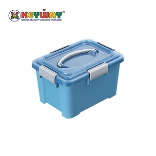 กล่องหูล็อคมีหูหิ้ว (10L) Storage Box with Lid and handle : HK-8101 / HK-8102