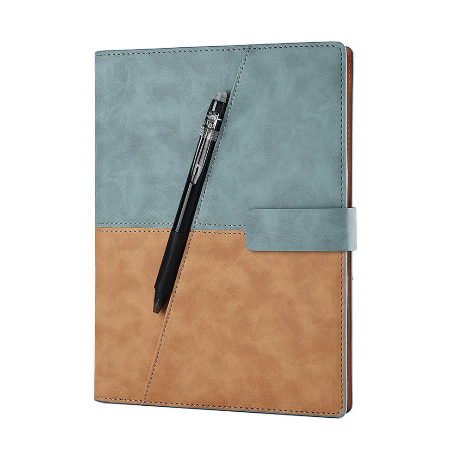 Elfinbook 3.0 Premium Leather Smartbook Handbook (สีน้ําตาลฟ้า) - The Royals