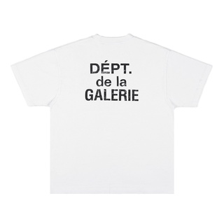 Gallery DEPT. เสื้อยืดคอกลม แขนสั้น พิมพ์ลายโลโก้ตัวอักษร ทรงหลวม สําหรับคู่รัก