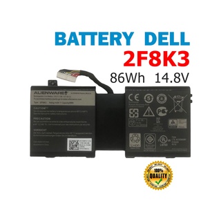 Dell แบตเตอรี่ 2F8K3 (สำหรับ Alienware M17X R5, M18X R3, 17, 18) Dell Battery Notebook เดล แบตเตอรี่ โน๊ตบุ๊ค