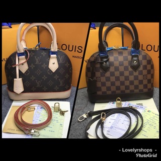 Lv bag (Hi-end1:1)size  8”/ อปก.ครบ มี2ลาย สินค้าถ่ายงานขายจริงทุกรูป