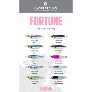 เหยื่อไมโครจิ๊ก Fortune Underground 3.5g.-12g.