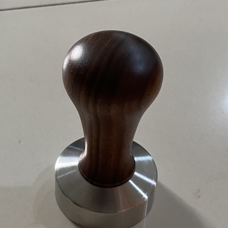 Precision Coffee Tamper 53.2mm, 53.5mm, 54.7mm SS304 ฐาน, ด้ามไม้