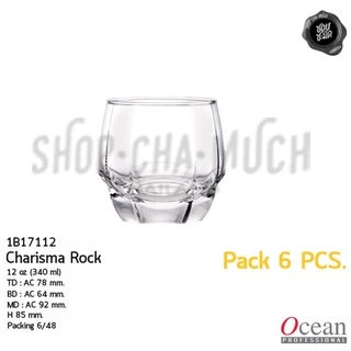 -1 ออเดอร์/ 1 แพ็ก- แก้วร็อก/ลองดริ๊ง Charisma 12/14 1/2 oz Ocean โอเชียน - 1 แพ็ก 6 ใบ