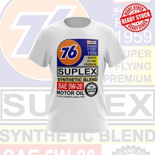 เสื้อยืดผ้าฝ้ายพิมพ์ลายแฟชั่น ผ้าฝ้าย 100% !! เสื้อยืด Baju Motor Union 76 Suplex สไตล์วินเทจ สําหรับรถจักรยานยนต์