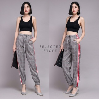 Korea Plaid Pants