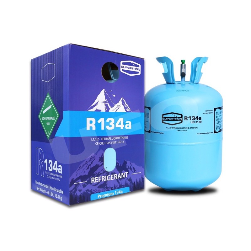 น้ำยาแอร์รถยนต์ SUPERTRON R134a/น้ำยาแอร์