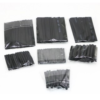 127Pcs Assorted Polyolefin Heat Shrink Tubing Tube Cable Sleeves Wrap Wire Set