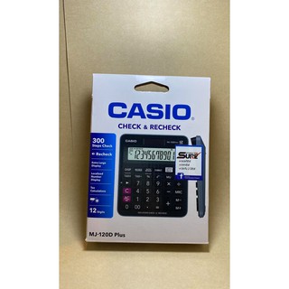 เครื่องคิดเลข Casio MJ-120D PLUS  ของแท้100% รับประกัน 2 ปี