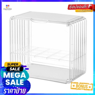 กล่องฝาเปิดจัดเก็บ STACKO HANDBAG 37x20x32.5 ซม. สีขาว/ใสHANDBAG STORAGE BOX STACKO HANDBAG 37X20X32.5CM WHITE/CLEAR
