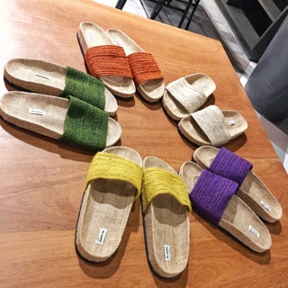 Handmade Sandals (no.41-44) รองเท้าแตะทรงBirken ที่ขายดี้ดี Jute sack sandals