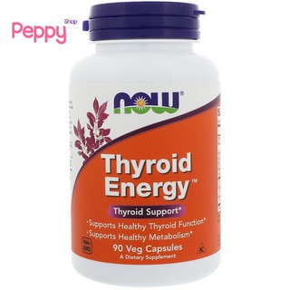 Now Foods Thyroid Energy 90 Veg Capsules ช่วยบำรุงต่อมไทรอยด์ 90 เวจจี้แคปซูล