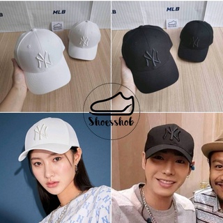 ของแท้ MLB shadow ball cap หมวกสีดำ🖤 / หมวกสีขาว🤍 นำเข้าเกาหลี ป้ายแท็กเกาหลี  🇰🇷