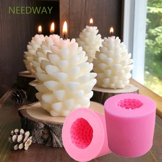 HANDMADE Needway แม่พิมพ์ซิลิโคนรูปเทียน 3 D สําหรับทําเทียน