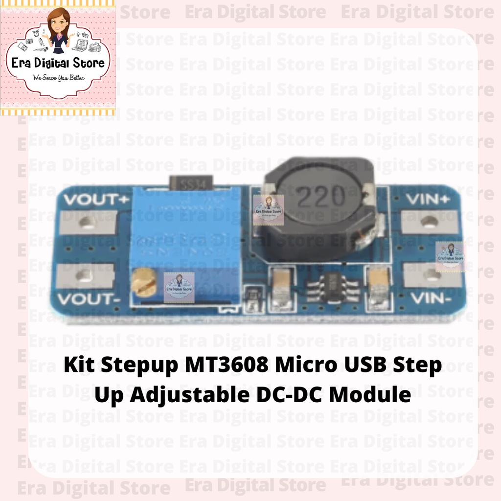 MT3608 Micro USB Step Up Adjustable DC-DC Module Stepup Kit