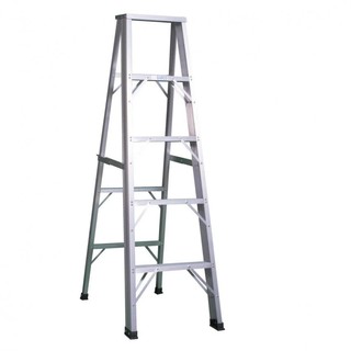 Newcon บันไดอลูมิเนียมแบบบาง ขึ้นทางเดียว 4 ขั้น ladder aluminium