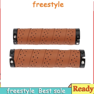 Freestyle ปลอกหนังหุ้มแฮนด์จักรยานกันลื่น 2 ชิ้น