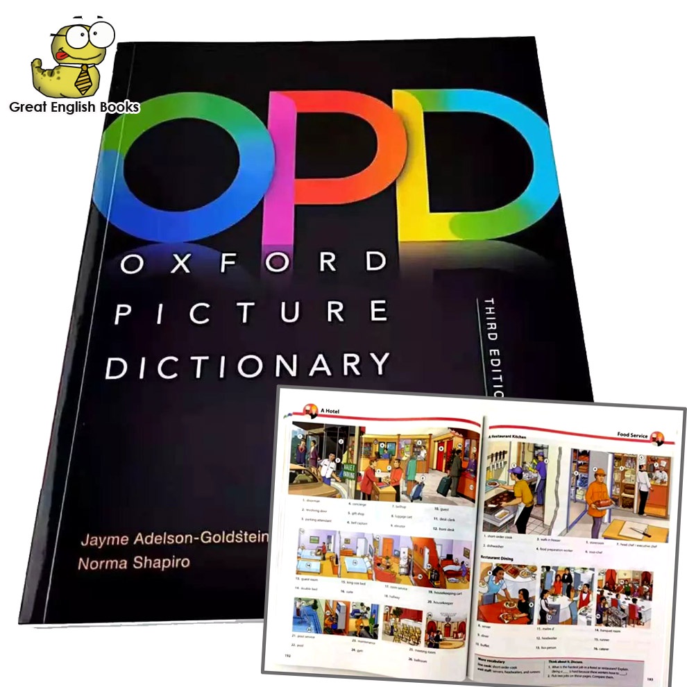 \พร้อมส่ง  หนังสือ Oxford Picture Dictionary 3rd ED 4,000 English words and Phrases หนังสือภาษาอังกฤ