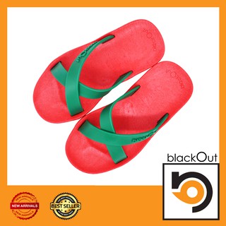 Blackout Kids Flipper/ รองเท้าเด็กพื้นแดง(หูเขียว)