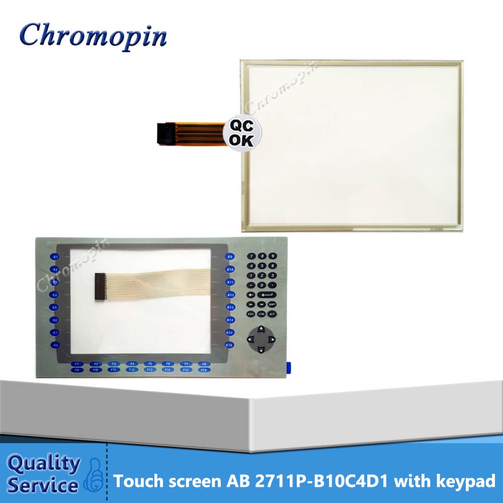 หน้าจอสัมผัสสําหรับ AB 2711P-B10C4D1 2711P-B10C4D2 2711P-B10C15B2 2711P-B10C4D6 2711P-B10C6 เมมเบรนป