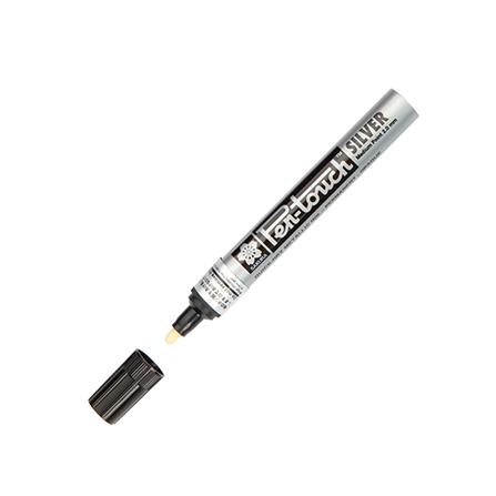 HomeDoDee ปากกา ปากกาเคมี ปากกาเพ้นท์ SAKURA ขนาด 2 มม. สีเงิน