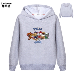 เด็กวัยหัดเดิน Paw Patrol ตัวละคร Hoodies Kids Cute Dog Print Pullover ...