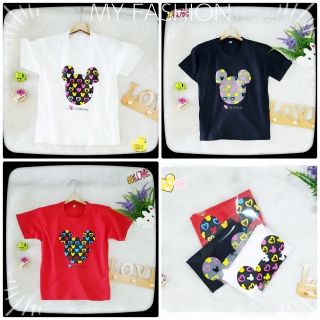 เสื้อยืด สำหรับเด็ก 3-6ขวบ ผ้าฝ้ายใส่สบาย และนิ่ม คุณภาพเกินราคา