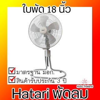 Hatari พัดลมอุตสาหกรรม 18 นิ้ว (ปรับระดับ) IS18M1
