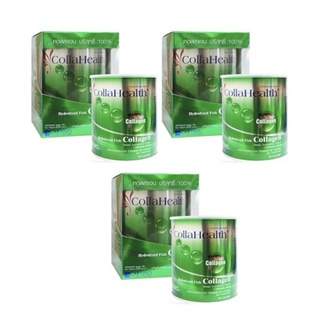 Collahealth Collagen คอลลาเฮลท์ คอลลาเจน บริสุทธิ์ ชนิดผง ขนาด 200 กรัม จำนวน 3 กระป๋อง (3X14113)