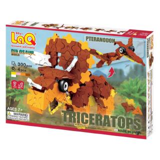 LaQ Triceratops &amp; Pteranodon ลาคิว ไทเซอราท๊อป &amp; เทอราโนดอน ตัวต่อเสริมพัฒนาการ ผลิตในญี่ปุ่น สำหรับเด็ก 7 ขวบขึ้นไป