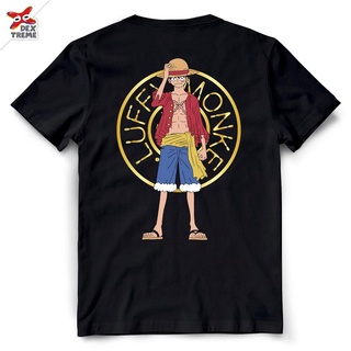 เสื้อยืดวันพีช One Piece-1457 : LUFFY  [ สีดำ - สีกรม ]