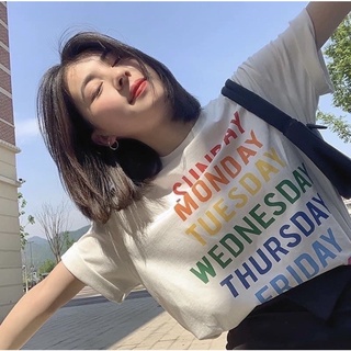 เสื้อยืด 7 days พร้อมส่ง